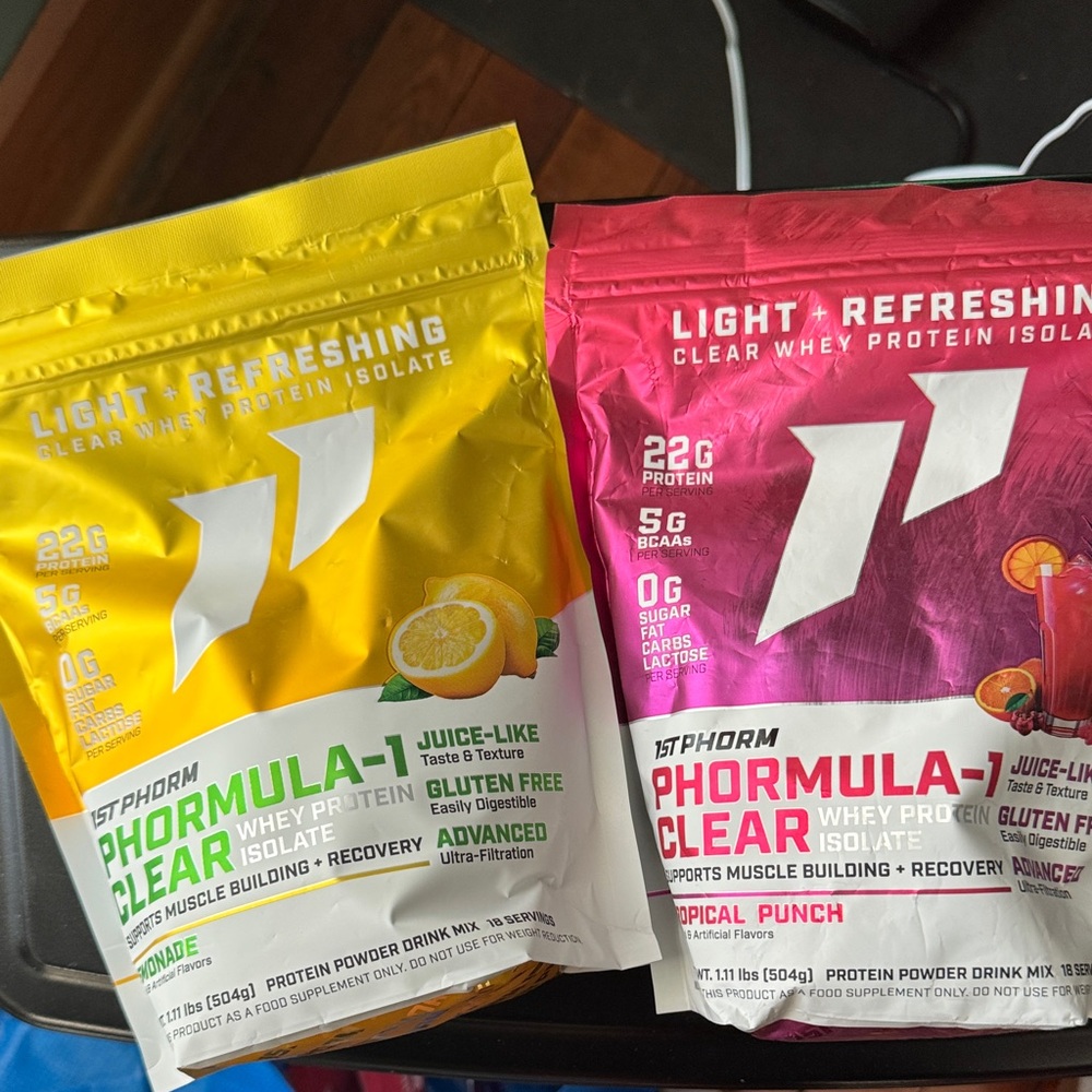 1st Phorm Phormula-1 Clear Whey Protein Isolate - Lemon & Tropical Punch